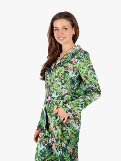 Mystic Marsh Button Down Pant PJ Set