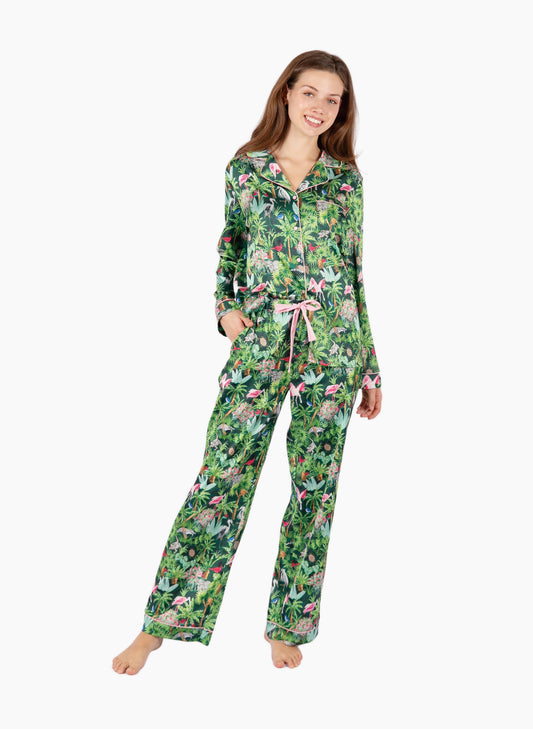 Mystic Marsh Button Down Pant PJ Set