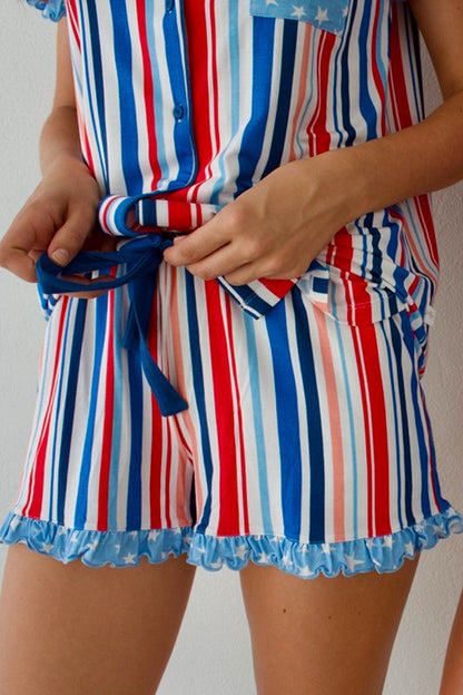 USA Short PJ Set