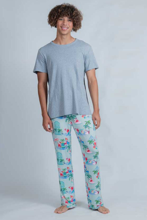 Santa in CHS Men's Pants - Charleston Christmas PJs | Imbali Charleston