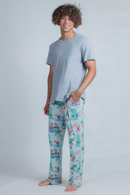 Santa in CHS Men's Pants - Charleston Christmas PJs | Imbali Charleston