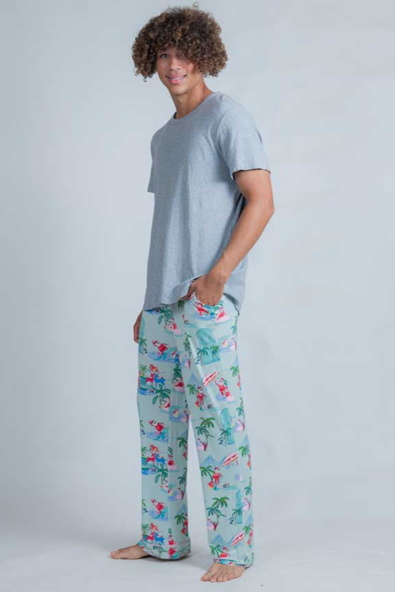 Santa in CHS Men's Pants - Charleston Christmas PJs | Imbali Charleston