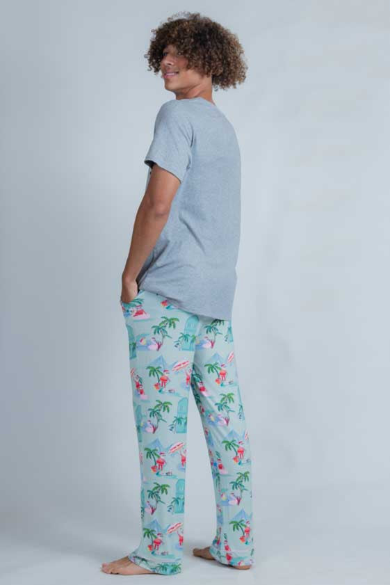Santa in CHS Men's Pants - Charleston Christmas PJs | Imbali Charleston