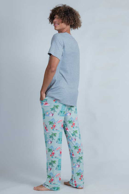Santa in CHS Men's Pants - Charleston Christmas PJs | Imbali Charleston