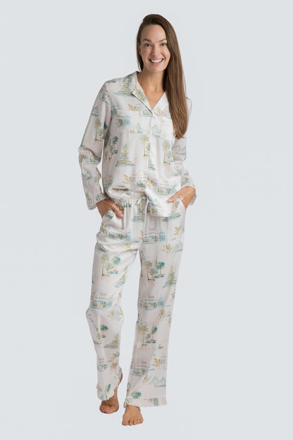 Charleston Watercolor Pajama Set