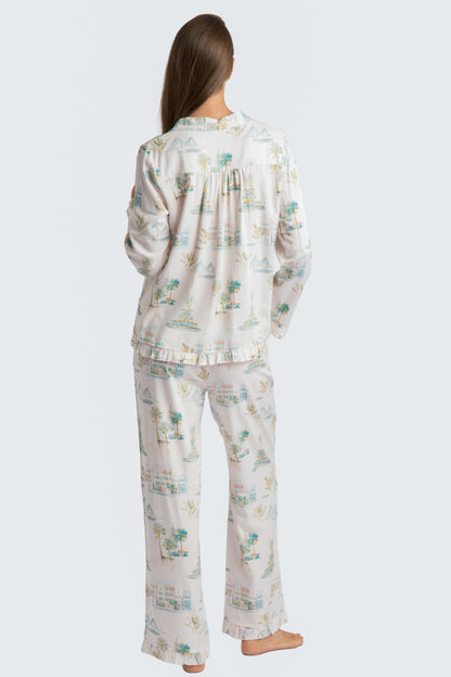 Charleston Watercolor Pajama Set