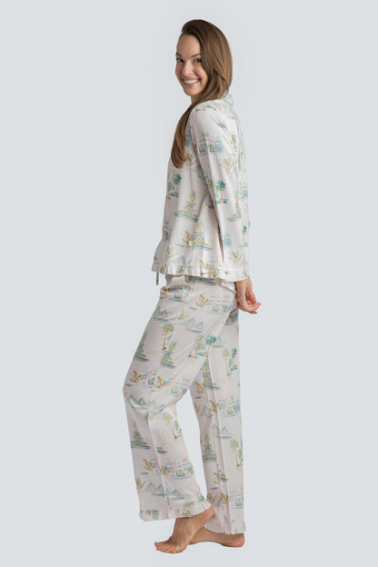Charleston Watercolor Pajama Set