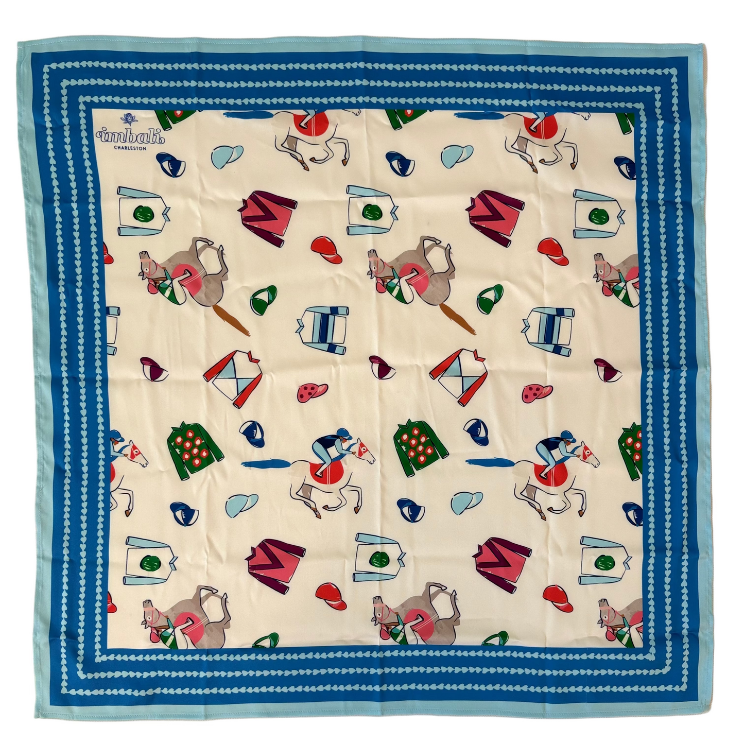 Jockey Silks Scarf 25x25" - Racing Inspired | Imbali Charleston